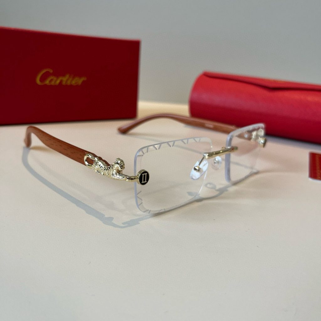 CARTIER カルティエ サングラス メタルフレーム 木製テンプル 超軽量 高級感 メンズ…｜仕事帰りに使いやすいファッションアイテムを…