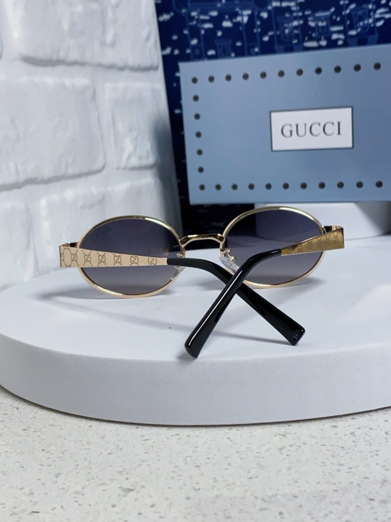 GUCCI グッチ サングラス サングラス 2025年新作 防紫外線 男女兼用 メンズ レディース 金 黒 ブラック 全6色展開 - 画像 6