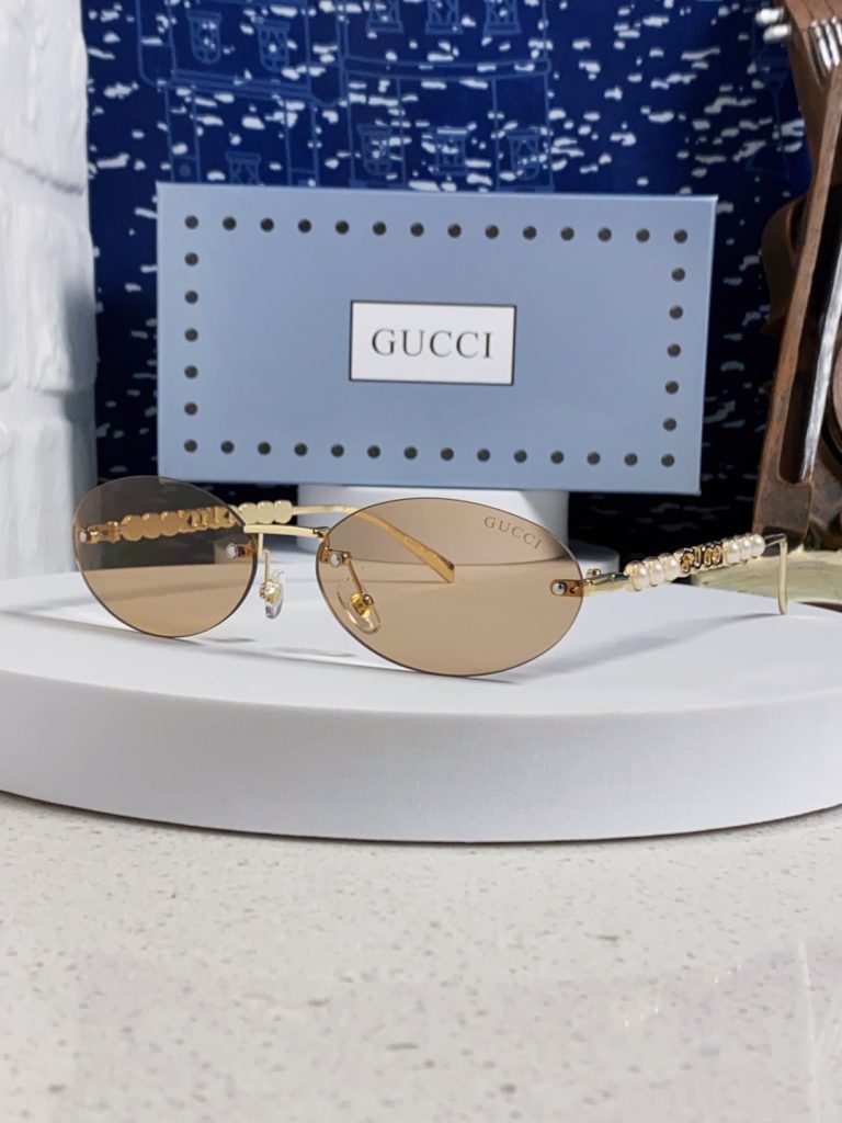 GUCCI グッチ サングラス フレームレス パール レディース ブランド小物｜ギフト選びで予算内で見たいポイント