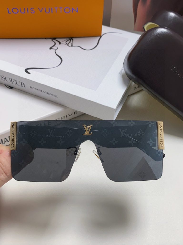 LOUIS VUITTON ルイヴィトン デイジーサングラス メンズ レディース 通勤 フラットシェイプ シルバー ブラック ブラウン 多色展開 - 画像 5