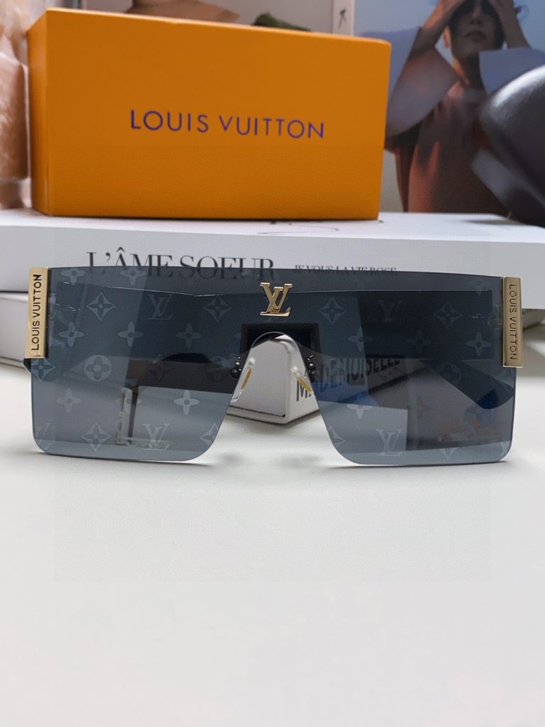 LOUIS VUITTON ルイヴィトン デイジーサングラス メンズ レディース 通勤 フラットシェイプ シルバー ブラック ブラウン 多色展開 - 画像 8
