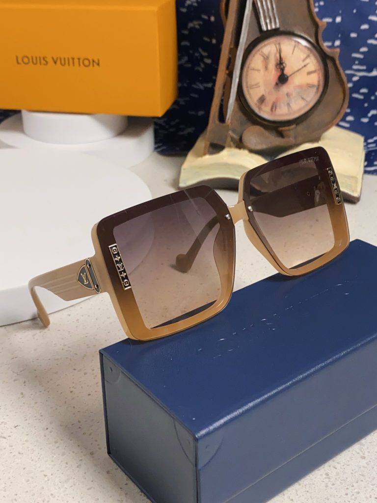 LOUIS VUITTON ルイヴィトン サングラス 大きなフレーム 偏光レンズ レディース ブランド トレンディ 多色展開 - 画像 2