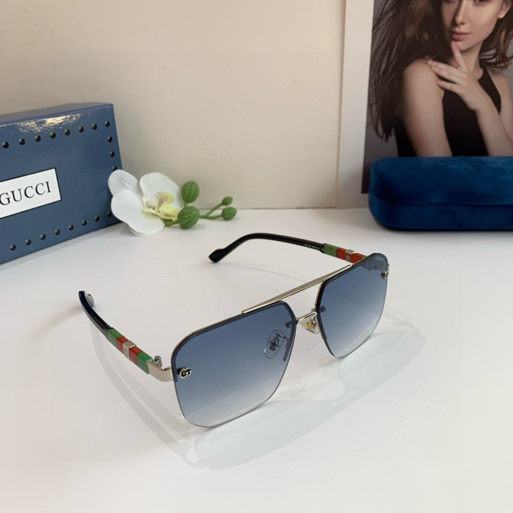 GUCCI グッチ サングラス メンズ レディース フレーム ブラック グラデーション フラ…|仕事帰りに使いやすいファッションアイテムを…