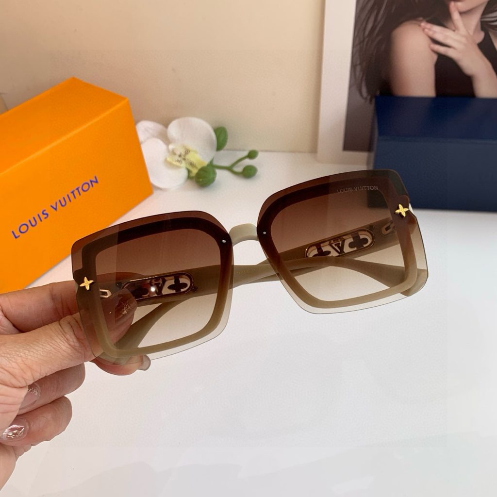 LV ルイヴィトン サングラス フレーム ブラウン ダイカット プラスチック 軽量 通勤 レ…|仕事帰りに使いやすいファッションアイテムを…