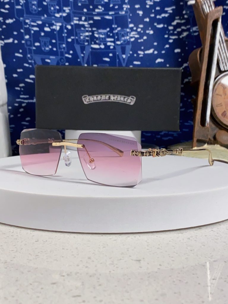 CHROME HEARTS クロムハーツ サングラス フレームレス リング付き フラットサン…｜ギフトに使いやすいブランド小物を写真で確認