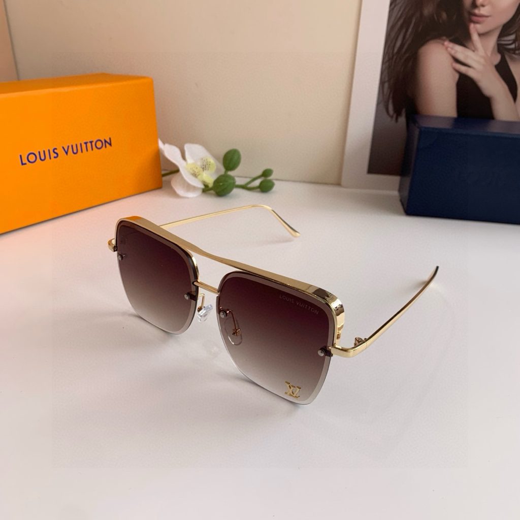 LOUIS VUITTON ルイヴィトン サングラス フレームタイプ 31244 ブラウン メンズ レディース 全2色 - 画像 3