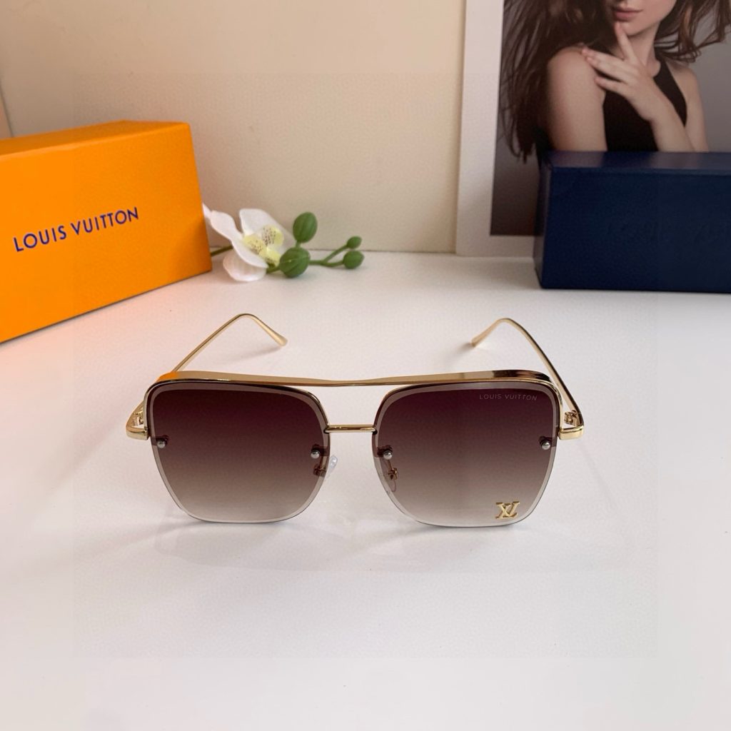 LOUIS VUITTON ルイヴィトン サングラス フレームタイプ 31244 ブラウン メンズ レディース 全2色 - 画像 4