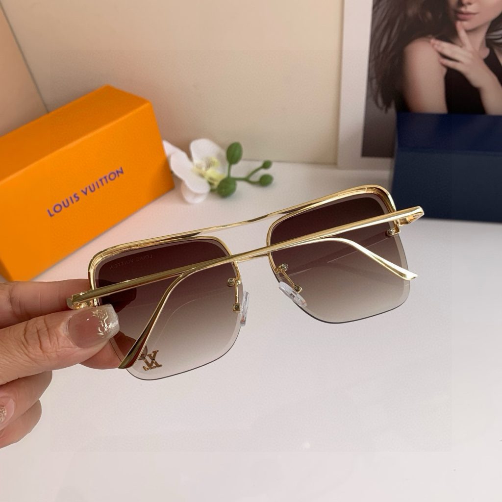 LOUIS VUITTON ルイヴィトン サングラス フレームタイプ 31244 ブラウン メンズ レディース 全2色 - 画像 5