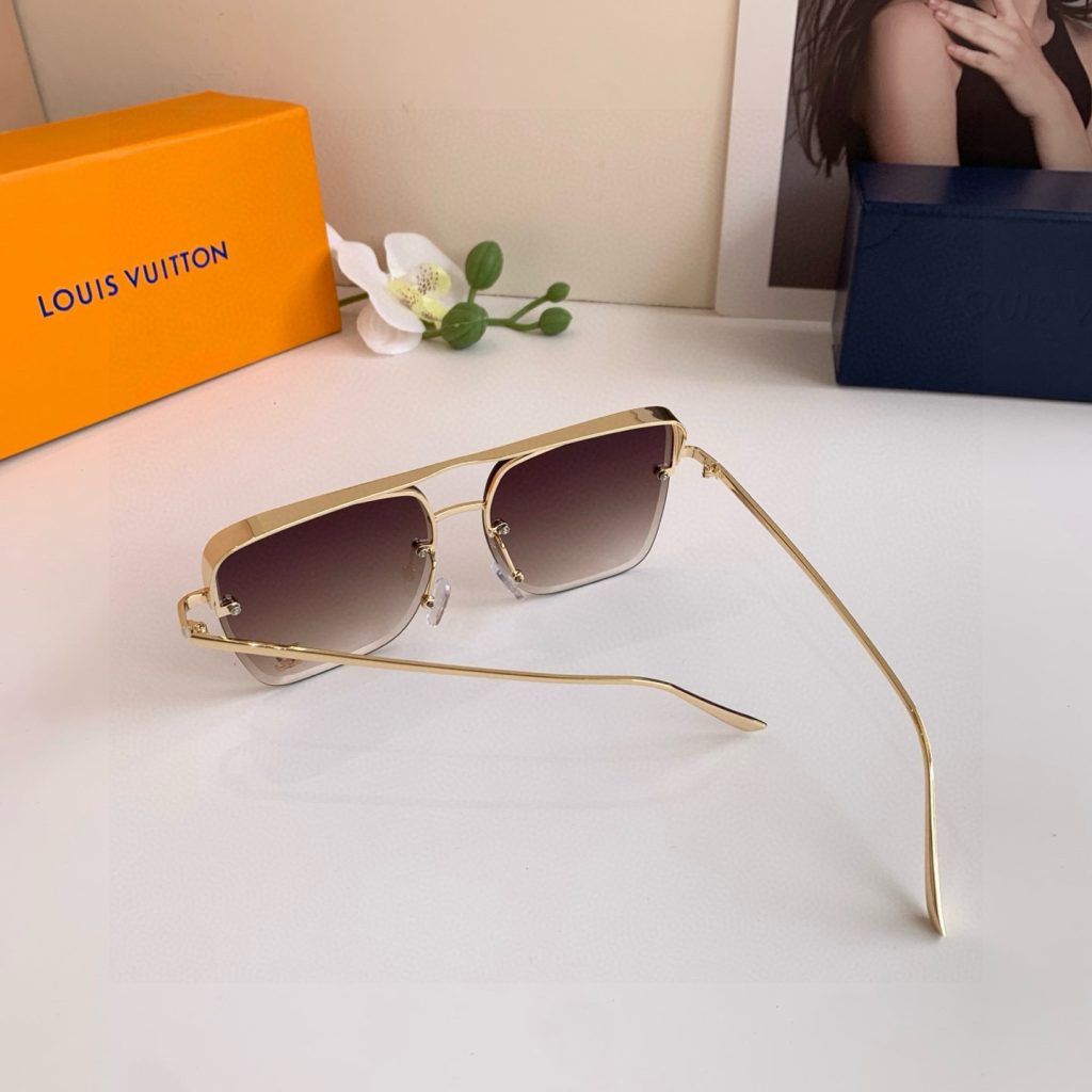 LOUIS VUITTON ルイヴィトン サングラス フレームタイプ 31244 ブラウン メンズ レディース 全2色 - 画像 6