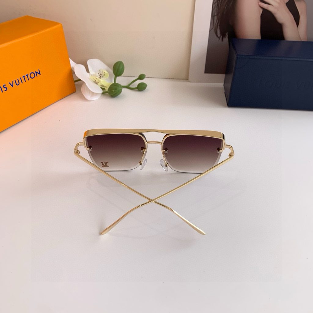 LOUIS VUITTON ルイヴィトン サングラス フレームタイプ 31244 ブラウン メンズ レディース 全2色 - 画像 7