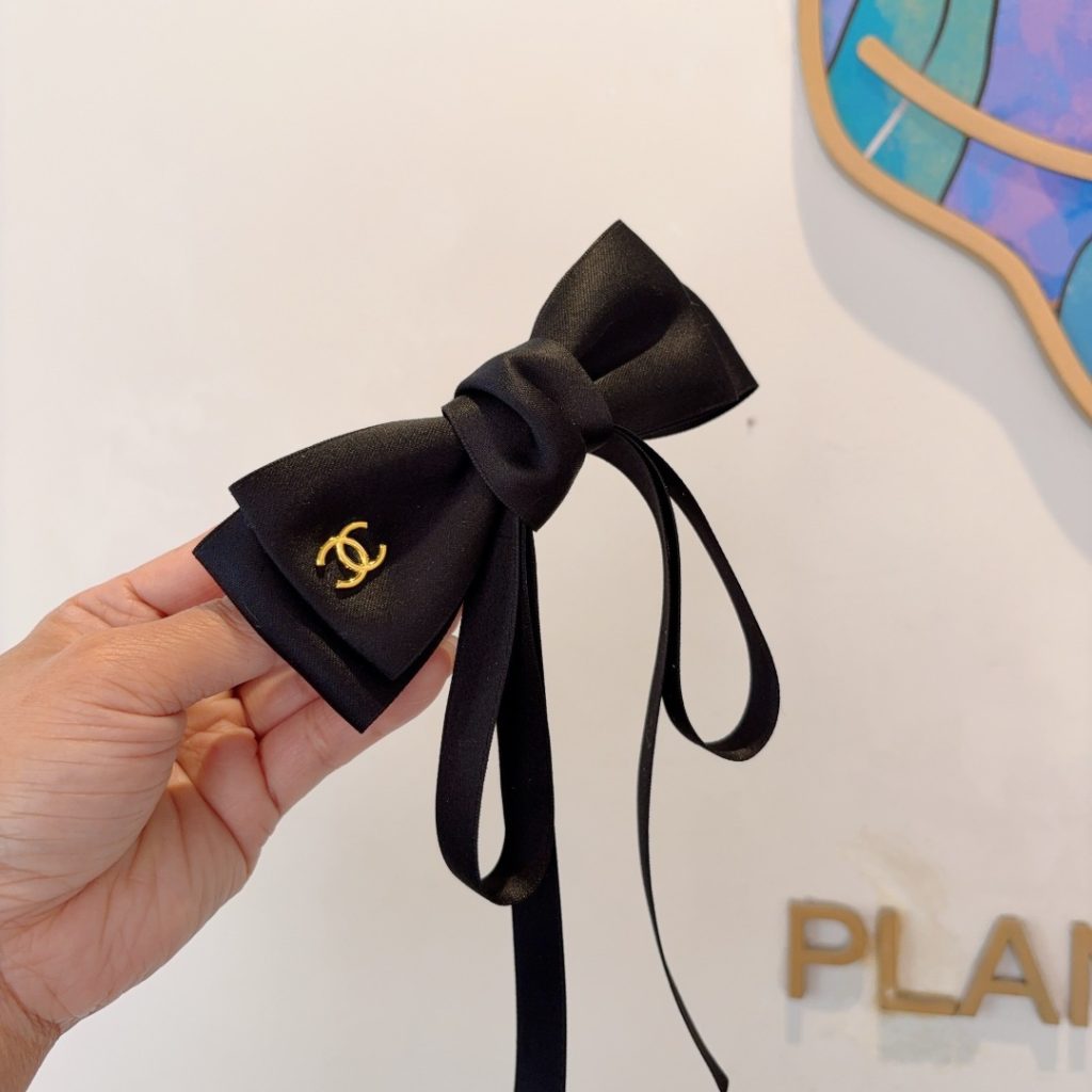 CHANEL シャネル ヘアクリップ ファッション ブランド 大ぶり かわいい ブラック - 画像 3