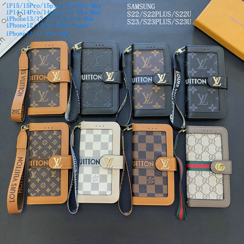 ルイヴィトン　LOUIS VUITTON　手帳型ケース　スマホケース　アイフォンケース　セシルマクビー手帳ケース　スマホカバー　手帳型　おしゃれ　8色 - 画像 2