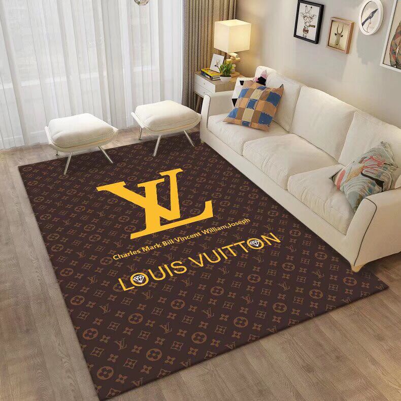 LOUIS VUITTON モノグラム ラグマット 写真で見る部屋づくりと日常使い